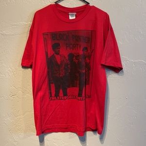 Vintage 90s Black Panther party Huey P. Newton tee shirt